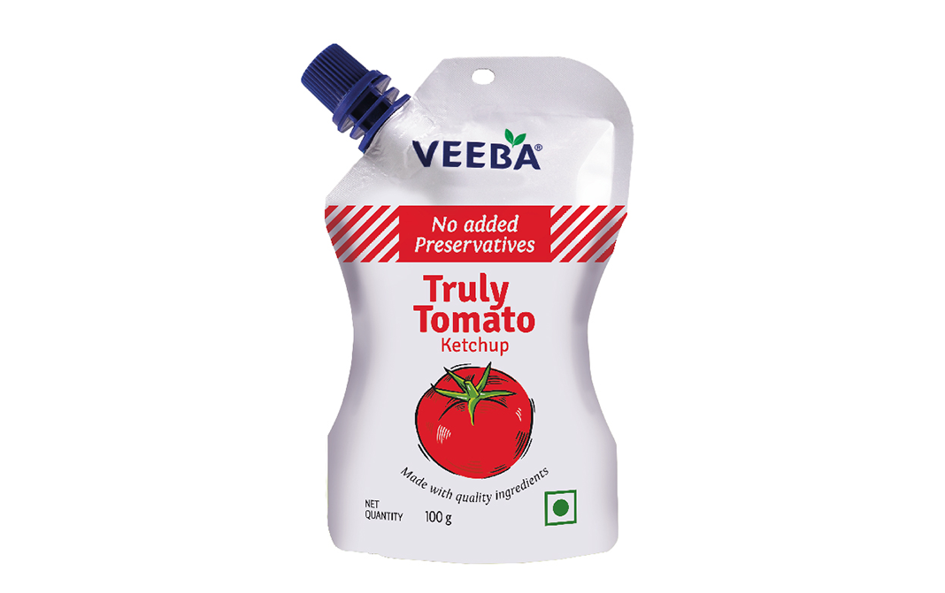 Veeba Truly Tomato Ketchup   Pouch  100 grams